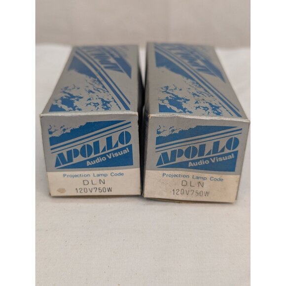 Apollo Audio Visual Projection Lamp DLN 120V 750W Lot of 2 New Old Stock - Picture 1 of 6
